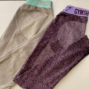 2 gymshark leggings